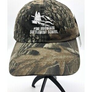 Pine Mountain Settlement School Hat Ball Cap Realtree Camo NEW